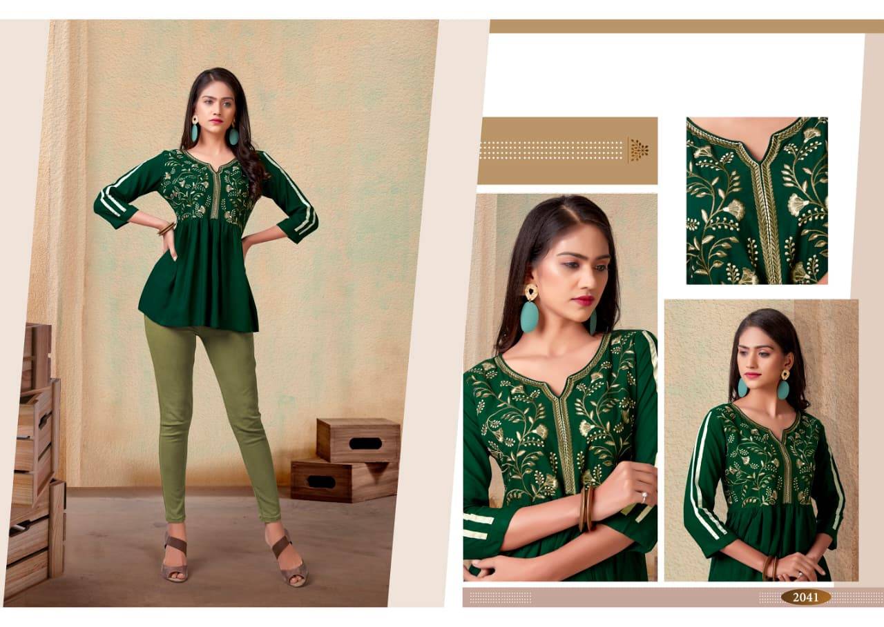 Short Top Vol-1 BY Moksh International  2041 to 2043 series Stylish Fancy stitched tops At Wholesale Price